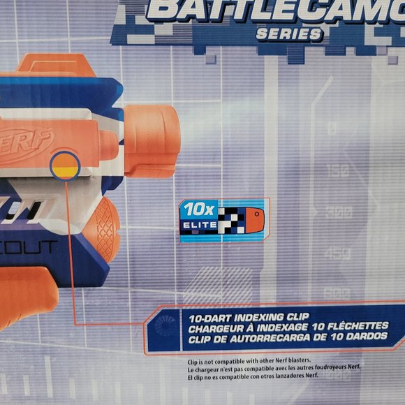 Nerf Battlescout ICS-10 Battlecamo Series 10-Dart Indexing Clip Hasbro NEW - Picture 8 of 10